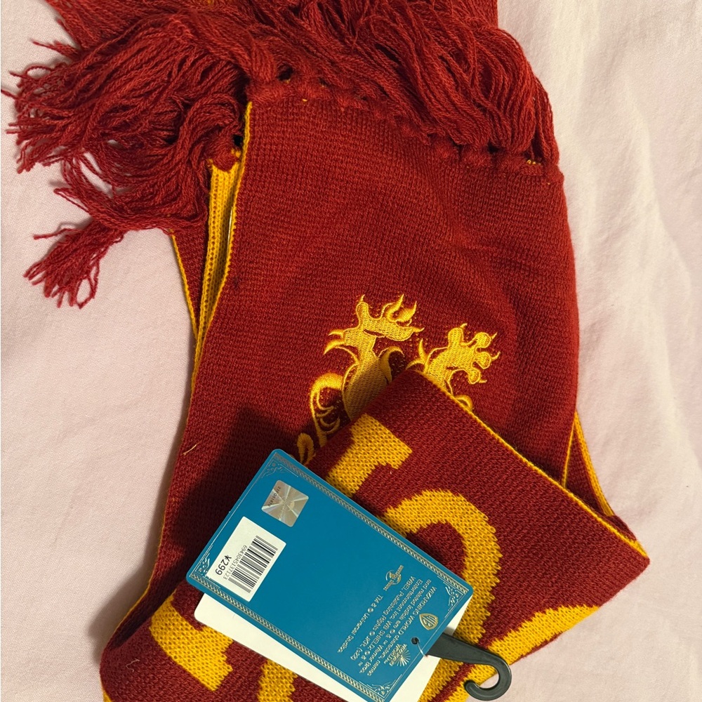 Warner Bros. Red and Yellow Scarf Universal Studios
